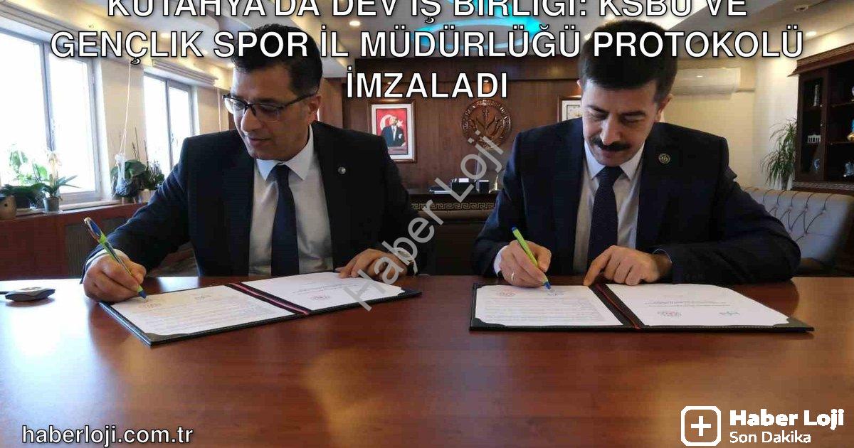 "Kütahya'da Dev İş Birliği: KSBÜ ve Gençlik Spor İl Müdürlüğü Protokolü İmzaladı" başlıklı haber içi