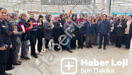 Kütahya Simav’da Jandarma Ekiplerinden Sera Çalışanı Kadınlara KADES Bilgilendirmesi